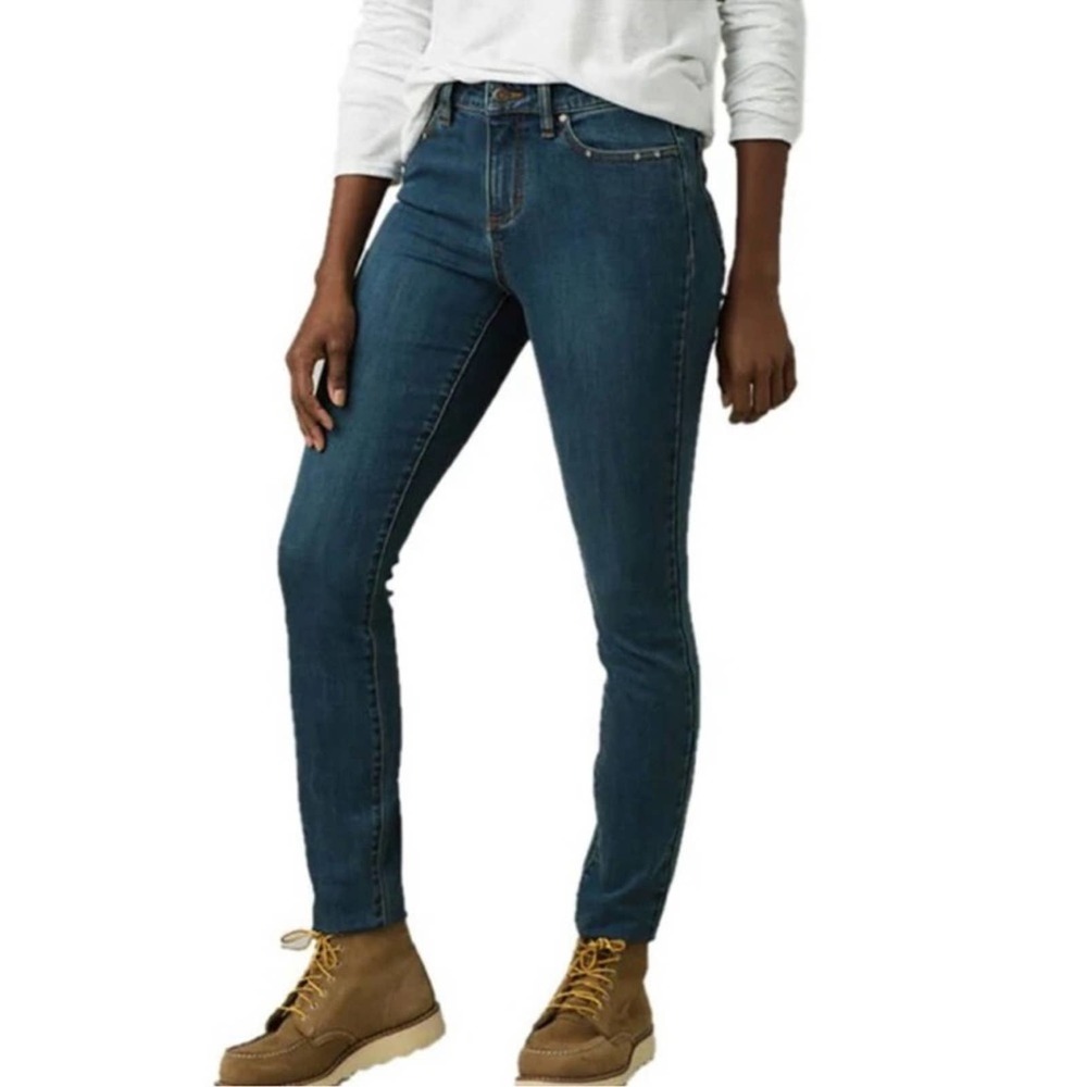 NWT Prana Sienna Jeans True Blue Skinny Denim 8/29 Tall